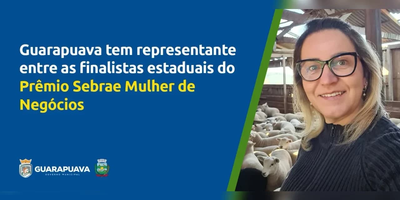 Pecuarista guarapuavana está entre as finalistas estaduais do Prêmio Sebrae Mulher de Negócios