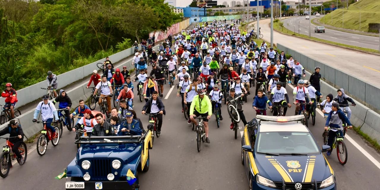 PRF realiza 7º Passeio Ciclístico em Curitiba no dia 20 de setembro