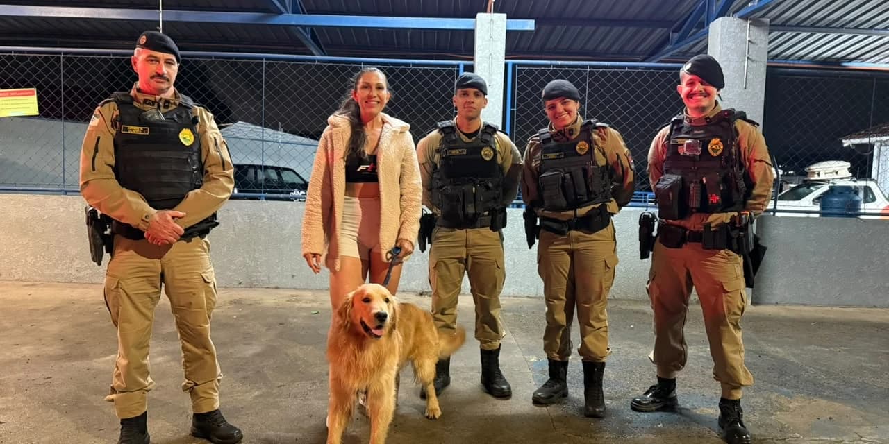 PMPR localiza e devolve cachorro perdido durante Operação Omnis em Irati