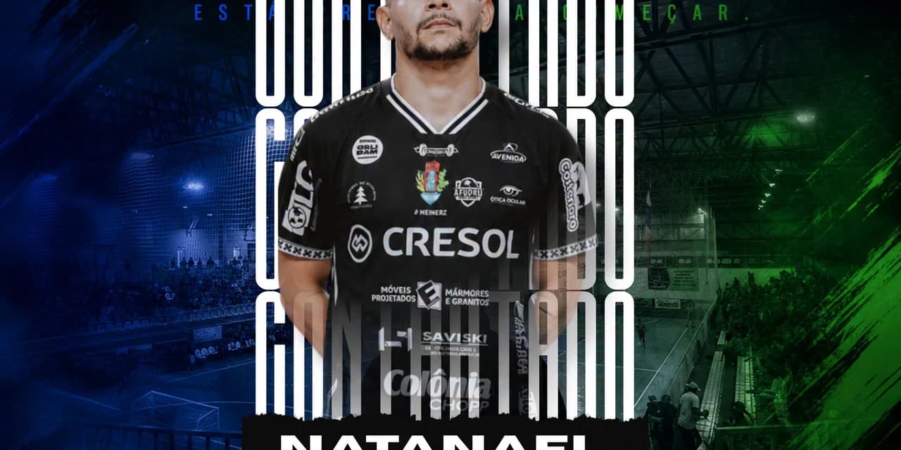 Prude Futsal anuncia a contratação do goleiro Natanael, que chega após defender o Manoel Ribas, na Série Ouro