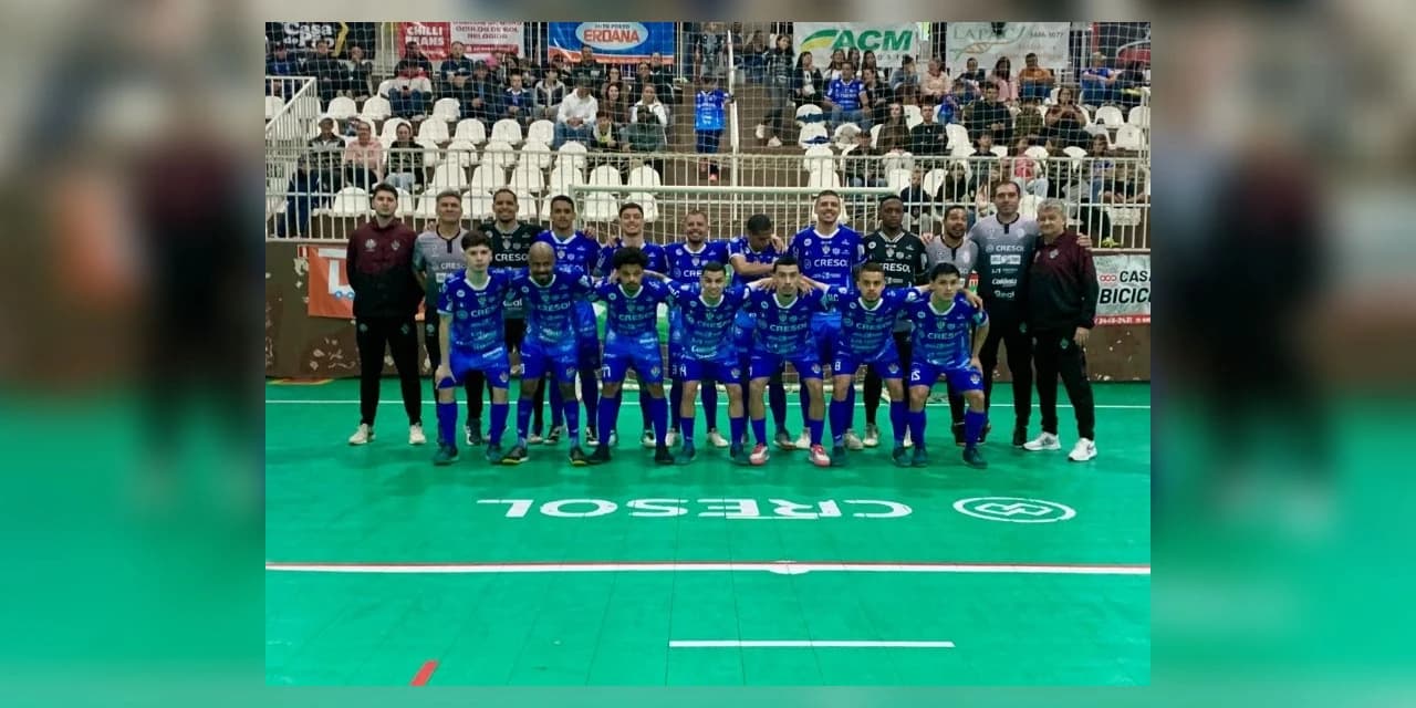 Prude Futsal vence o FAC Clevelândia por 3 a 2 e leva vantagem para o jogo da volta