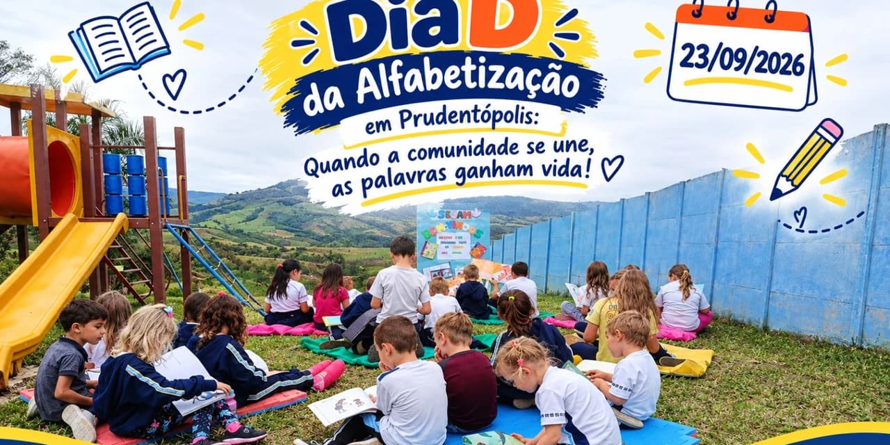 Dia D da Alfabetização mobiliza comunidade escolar em Prudentópolis
