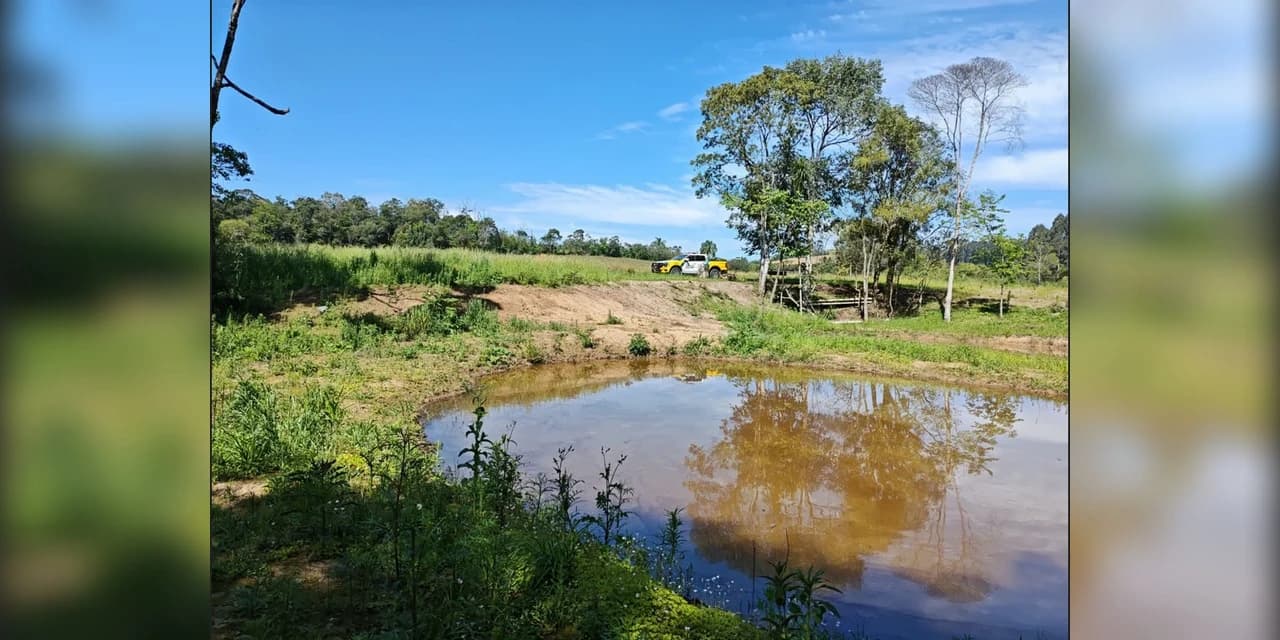 Polícia Ambiental autua proprietários por danos em área de preservação permanente em Rebouças