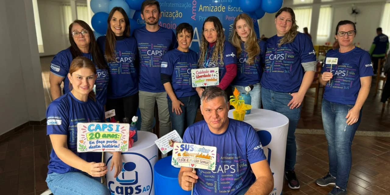 CAPS I de Prudentópolis celebra 20 anos com festa, homenagens e integração