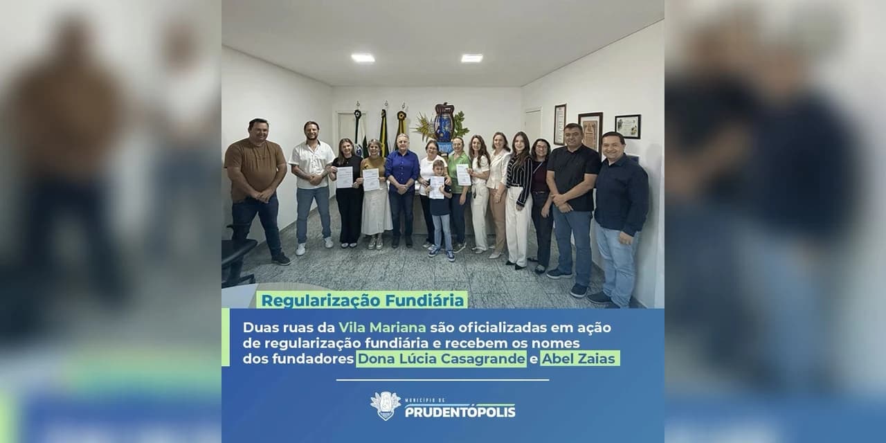 Prefeitura sanciona leis que denominam ruas da Vila Mariana