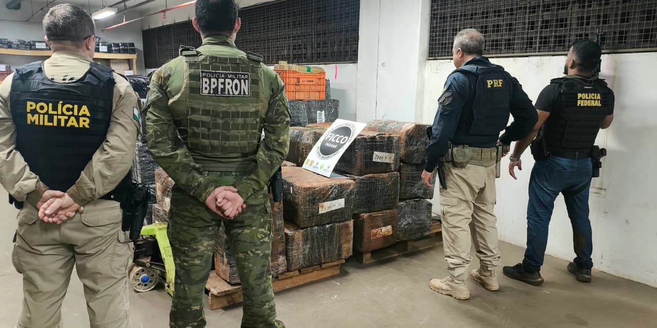 FICCO/PR: Ação conjunta resulta na apreensão de mais de uma tonelada de maconha no Paraná