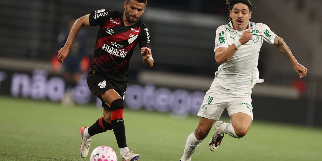 Athletico vacila no começo e é derrotado pelo Palmeiras na Arena