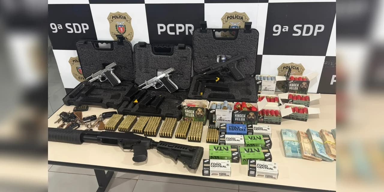 PCPR apreende R$ 48 mil, veículos, embarcações e armas em operação contra fraude milionária