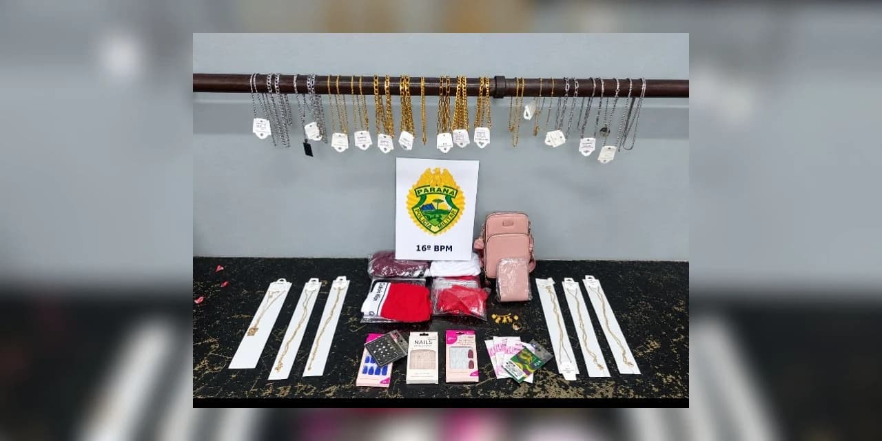 Polícia militar age com precisão, recupera objetos furtados e identifica envolvidos em Guarapuava