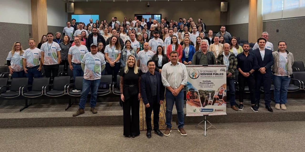 Prudentópolis realiza abertura da 5ª Semana do Servidor Público e lança identidade visual do projeto Vestir Prudentópolis