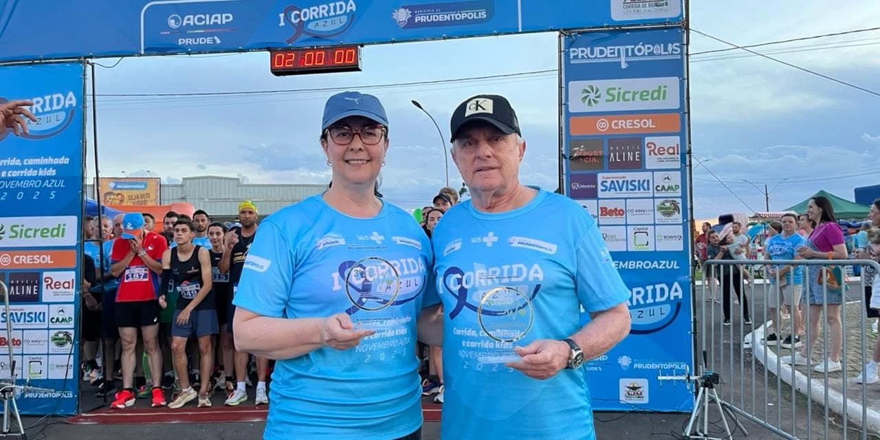 Vem aí dia 21 de novembro em Prudentópolis a Corrida e Caminhada Azul