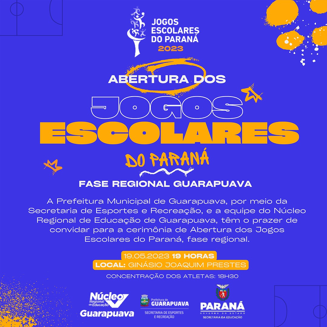 ABERTURA DOS JOGOS ESCOLARES 2023 